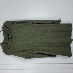 CAbi Olive Green Long Sleeve Dress